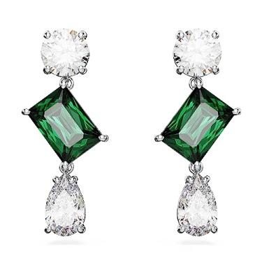 Imagem de Brincos Swarovski Mesmera, Combinação de lapidações, Verde