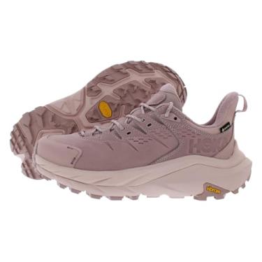 Imagem de HOKA Tênis unissex ONE ONE Kaha 2 Low Gtx, Chicote malvado/pêssego, 13.5 Women/12 Men