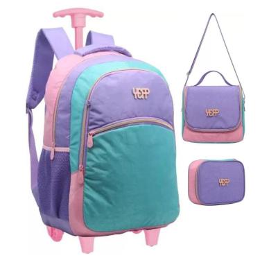 Imagem de kit Mochila de Rodinha Yepp 8146-Feminino