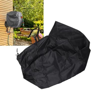 Imagem de Tampa Retrátil do Carretel de Mangueira de Jardim, Tampa do Carretel de Mangueira Montada na Parede, Quadrada, Retrátil, Resistente à água, à Prova de Sol, Capa Protetora do