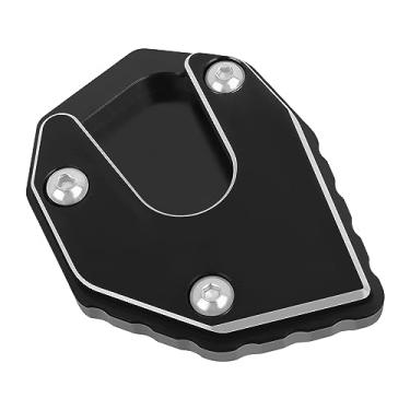 Imagem de CHIFUN Placa de extensão do suporte lateral da almofada ampliadora compatível com Honda CBR650F CB650F 2014-2018/ CBR650R CB650R 2018-2020/CB500F CB500X NC700D (preto)