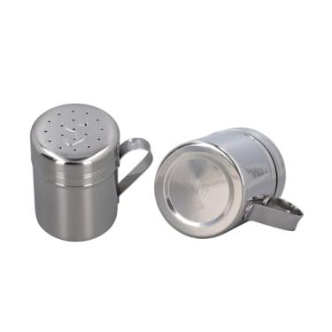 Imagem de CONJUNTO DE GARRAFA DE TEMPERO DE PIMENTA DE SAL DE AÇO INOXIDÁVEL ESTILO MODERNO COZINHA ACAMPAMENTO AO AR LIVRE CHURRASCO