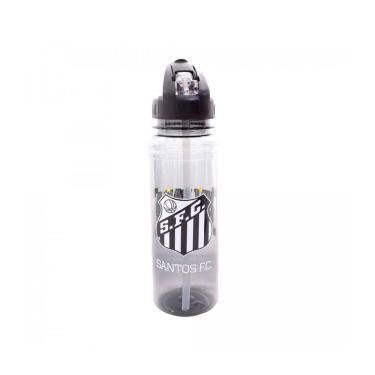 Imagem de Garrafa Squeeze com Canudo Retrátil 700ml Santos FC
