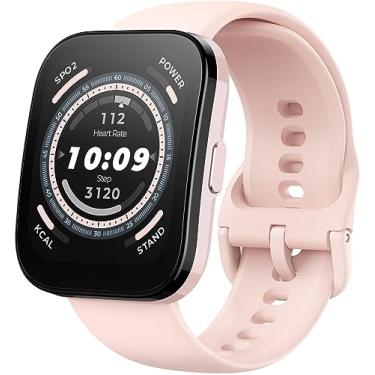 Imagem de Amazfit Bip 5 Smart Watch 46mm, GPS, Alexa Built-in, Bluetooth Calling, 10-Day Battery (Pink)