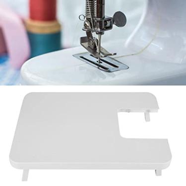 Imagem de Mini Máquina de Costura de Mesa Com Mesa de Extensão, Pernas Dobráveis, Iluminação Embutida, Cortador de Linha, Controle de Duas Velocidades e Dois Fios, para Artesanato, Costura