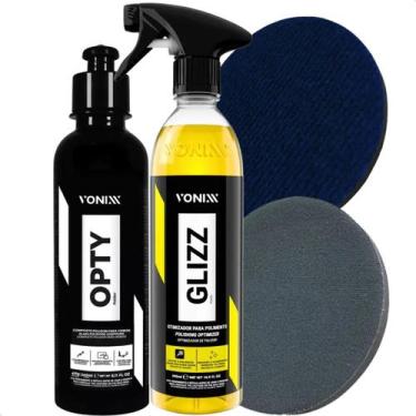 Imagem de Polidor De Vidros Opty Tira Mancha Risco Boinas Glizz Vonixx