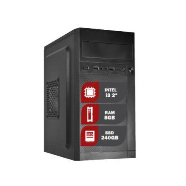 Imagem de Pc Computador Cpu Intel Core I3 + ssd 240gb, 8gb Ram win 10 - OUZZE