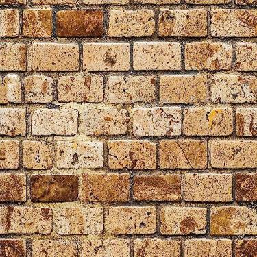 Imagem de Papel de Parede Adesivo Autocolante - Estilo Tijolinho Rústico - 3m x 40cm - Decoração para Quarto e Sala