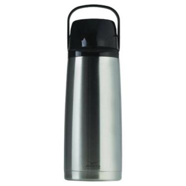 Imagem de Garrafa Térmica Pressão Air Pot Inox Inquebrável 1,8L Inox - Invicta, 
