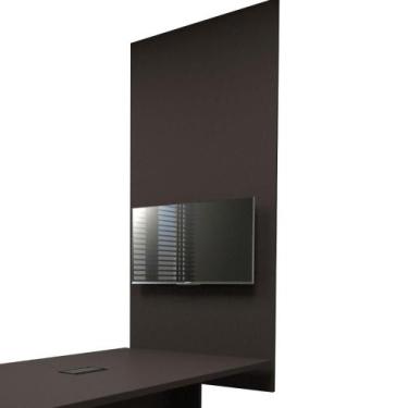 Imagem de Painel Para TV Sala de Reunião 195cm x 90cm Preto F5 - F5 Office, Pret