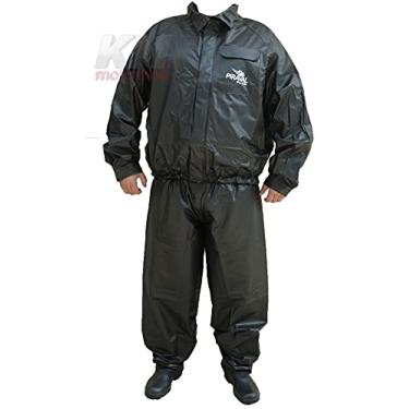 Imagem de Capa De Chuva Para Motoqueiro Pvc Impermeavel Piracapas c/bolso M