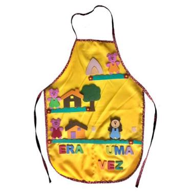 Imagem de Avental Contação De História - Criativa Educativos, AMARELO/ 3 PORQUIN