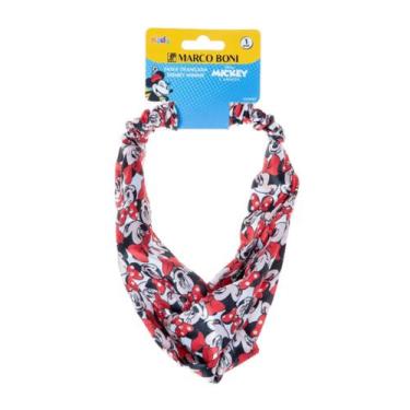 Imagem de Faixa De Cabelo Infantil Trançada Disney Minnie Marco Boni, Branco e V