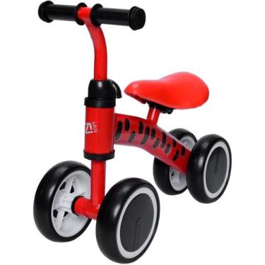 Imagem de Bicicleta equilibrio para bebês andador 4 rodas zippy toys