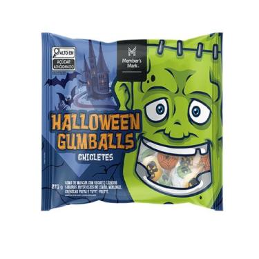 Imagem de Chicletes Goma de Mascar com Recheio Halloween Gumballs 270g - Member'