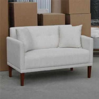 Imagem de Poltrona Helena 2 Lugares com Braço Estofado - Casa & Coisas Mobiliari