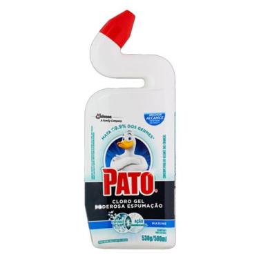 Imagem de Limpador Sanitário Desinfetante Cloro Gel Marine 500ml Pato, U