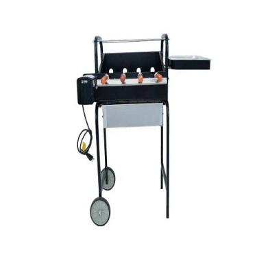 Imagem de Churrasqueira Lobo Mexicana Portátil com Braseiro + 4 Espetos - Lobo C