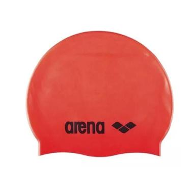 Imagem de Touca Para Natação Classic Silicone Arena, Vermelho fluor