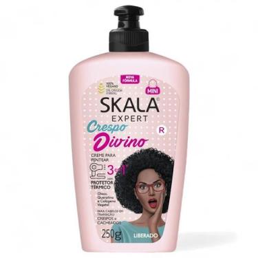 Imagem de Creme para pentear 3 em 1 Crespo Divino Com Protetor Térmico Skala 250