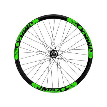 Imagem de Roda Dianteira Vzan Vmaxx LT Aro 26 Cubo Rosca Freio a Disco, Preto, V