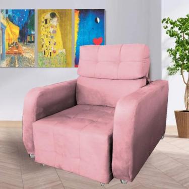 Imagem de Poltrona Reclinavel Sala De Estar Safira Amamentação - Beatriz Decor ,