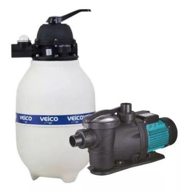 Imagem de Filtro V-40 + Bomba Xkp554a 0,5cv 1/2hp 220v Para piscina - VEICO+LEPO