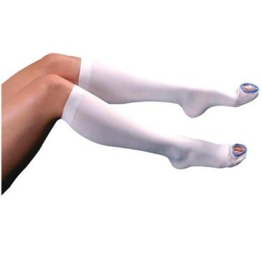 Imagem de Meia de Compressão 3/4 18MMHG Antitrombo Venosan Sem Ponteira Branca