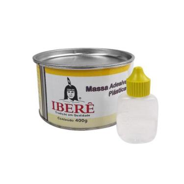Imagem de Massa Plástica Cinza Com Catalizador 400g Iberê