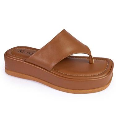 Imagem de Chinelo Dedo Feminino Flatform Sandália Papete Confortável - LAZZLU, C
