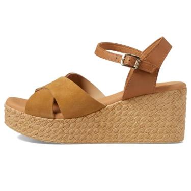 Imagem de Eric Michael Sandália Anabela Bonita Feminina, Marrom, 10-11