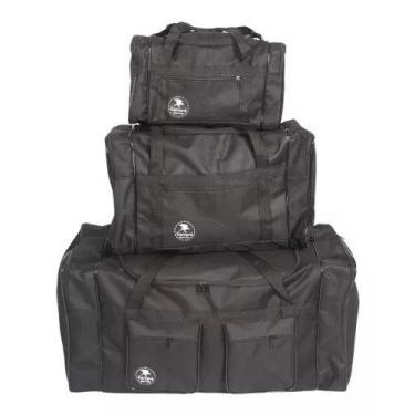 Imagem de Kit 3 Mala Bolsa De Viagem Sacola De Viagem Media Gg, M E Pp - Carcara