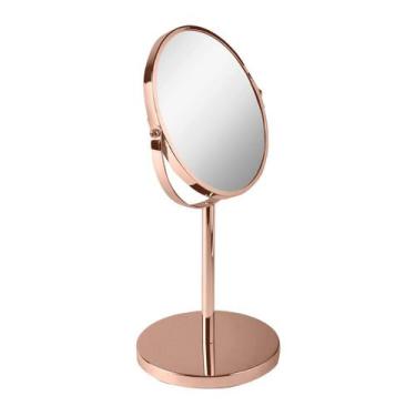 Imagem de Espelho De Aumento Com Base Amplia 5x Bronze - Mimo Style