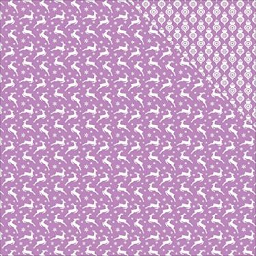 Imagem de Scrapberry's Rena/Lilás Lustroso Elegantemente Festivo Cartolina Dupla Face