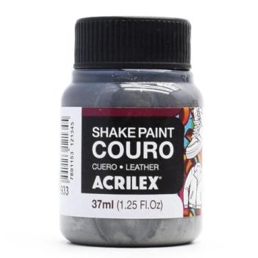 Imagem de Tinta para Couro Shake Paint Acrilex 37ml, 933 - CINZA