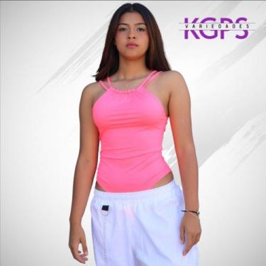 Imagem de Body Trançado Básica Casual Tecido Suplex - Rosa - Cowguirl, GG