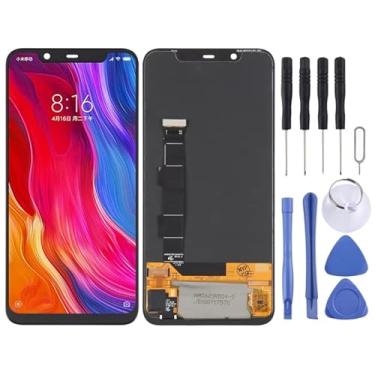 Imagem de Substituição da tela móvel Tela Original OLED LCD para Xiaomi Mi 8 com Montagem Full Digitizer Ecrã LCD