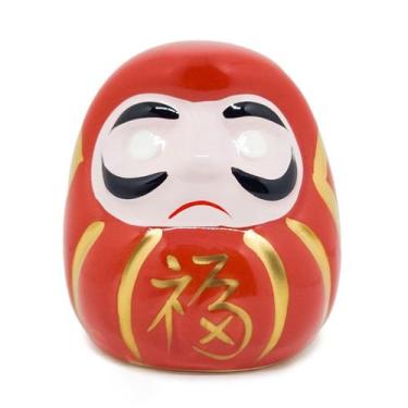 Imagem de Enfeite Mesa Daruma Amuleto Da Sorte Buda Monge Zen Oriental Presentes