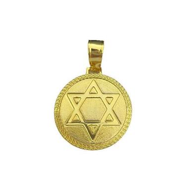 Imagem de Pingente estrela de davi g - banhado a ouro 18k - ToJoia18k