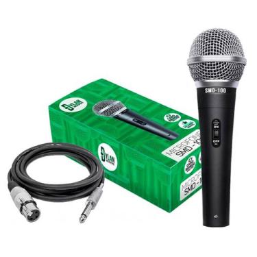 Imagem de Microfone dinamico com chave dylan smd-100 c/ cabo