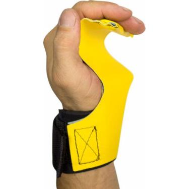 Imagem de Hand Grip Amarelo Luva Proteção Barra Academia - Pro Trainer, G