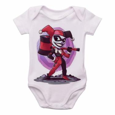 Imagem de body nenê criança roupa bebê Arlequina Palhaço - Empório Dutra, G   ( 