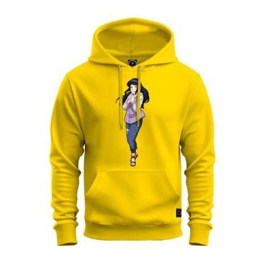 Imagem de Moletom Confortável Blusa De Frio Premium Estampado Unissex Hinata - S