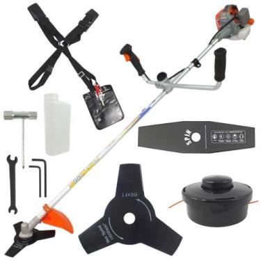 Imagem de Roçadeira Profissional Vulcan VR260P 2T 26CC 0,9CV Lâmina 3 Pontas + L