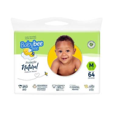 Imagem de Fralda Infantil Proteção Natural BabyBee Free Livre APLV