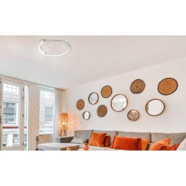 Imagem de Plafon Bambolê 50cm 1x30w 3000k 2035lm - Bella Iluminação