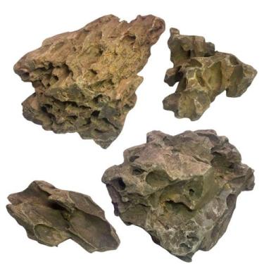 Imagem de Rocha Dragon Stone 1 Kg Layout Hardscape De Aquario Betta - Hanimal