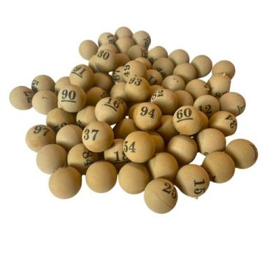 Imagem de Bolinhas Numeradas 1 A 100 Plásticas 16 MM N1 - TRÊS REIS