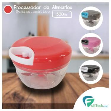 Imagem de Processador De Alimentos 500ml Semi Automático Com Dispenser - Planeta
