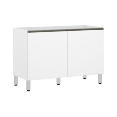 Imagem de Balcão De Pia Sem Tamp 120cm Branco - LUCIANE